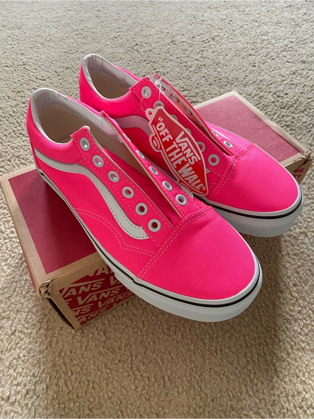 Vans Old Skool - Neon Pink - Picture 4 of 4